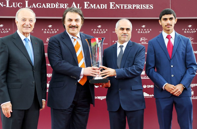 شركة العمادي للمشاريع  الراعي الرسمي لسباق قطر جان-لوك لاغاردير